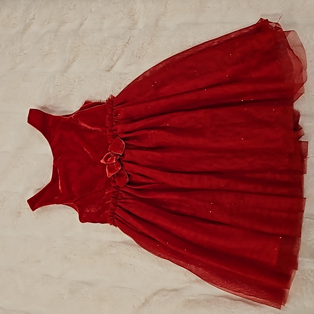 Toddler Red Sparkle Dress